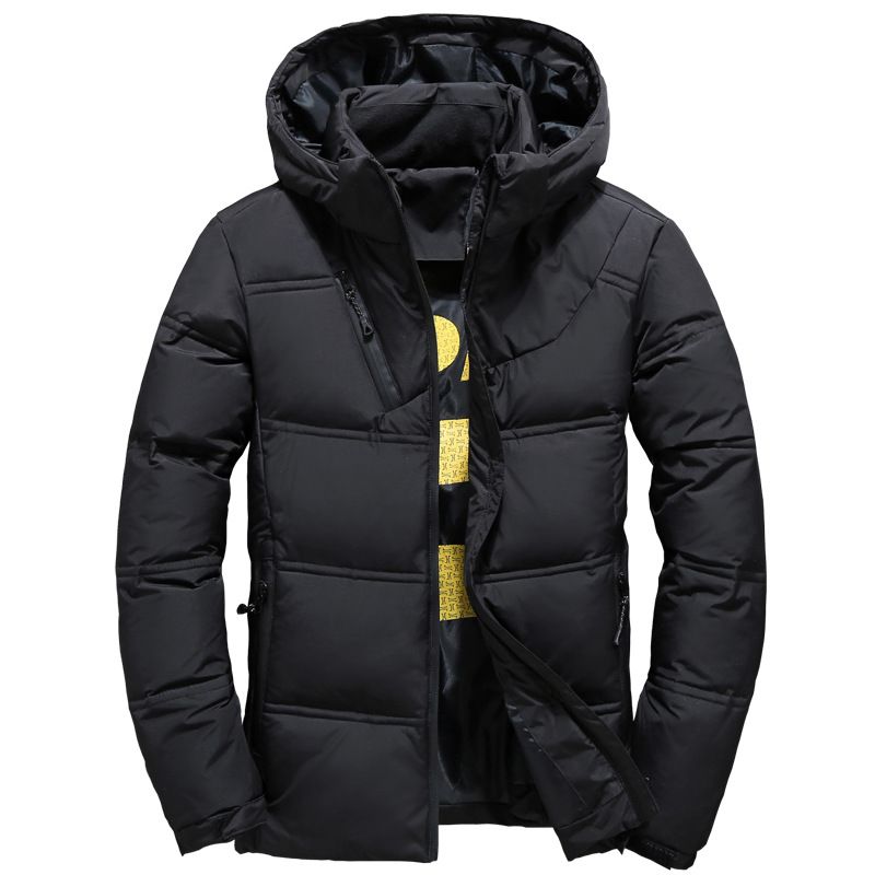Hiking Clothings Winter Outdoor Cotton Coat Men's Short Hooded Thick Warm Men's Jacket Men's Youth Casual Cold Proof Clothing_desvips.com