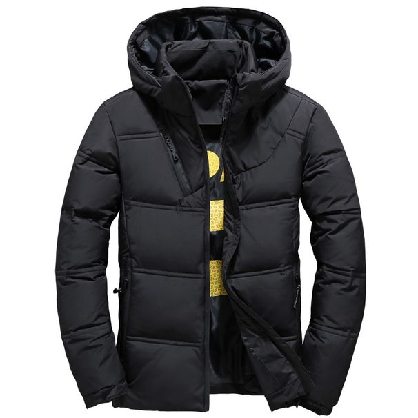 Hiking Clothings Winter Outdoor Cotton Coat Men's Short Hooded Thick Warm Men's Jacket Men's Youth Casual Cold Proof Clothing_desvips.com