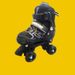 Children's PU Fully Flashing Double Row Inline Roller Skates Four Wheel Sports Outdoor Skateboards And Scooters_desvips.com