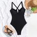 2026 New Solid Color Lace Push-Up Sexy Slimming One-Piece Beach Bikini Swimsuit For Women_desvips.com
