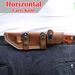 Fivtan Horizontal Carry Bushcraft Knife With Sheath, Scout Carry Hunting Knife With Wooden Handle, Fixed Blade Tracker Knife_desvips.com