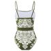 Gathering Fashion Sexy Swimsuit Women's Two-piece Chiffon Long Dress Swimsuit Set_desvips.com