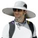 Widened Brim Sun Hat Men's Outdoor Mountaineering Fishing Hat Summer Breathable Sun Protection Breathable Bucket Hat Sun Hat_desvips.com