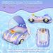 Baby swimming float with UPF50+ sun protection and toy game steering wheel, 0-6 years old swimming float Swimming Rings_desvips.com