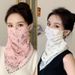 Sun Protection Mask For Women, Full Face Cover, Guard, Mask, Veil, Neck Warmer, Ice Silk Scarf, Women's Sunshade_desvips.com