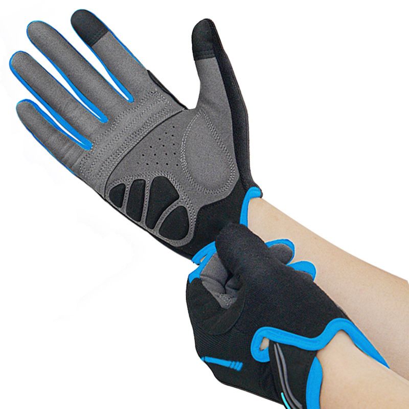 Factory Direct Sale Bicycle Motorcycle Full Finger Anti-Slip Shock Absorption Cycling Gear Unisex Gloves_desvips.com