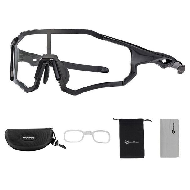 ROCKBROS Photochrome Cycling Sunglasses for Cycling, Driving, Fishing_desvips.com