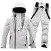 Solid Color Suit For Men And Women, Windproof, Waterproof, Warm, Breathable, Winter Snow Country Ski Equipment, Couples_desvips.com