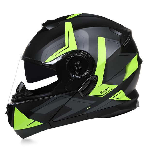Motorcycle helmet full helmet four seasons general purpose uncovered helmet double lenses full Overhead helmet_desvips.com