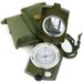 High Precision Professional Outdoor Camping Multifunctional Military Green Precise Geological Tactical Compass_desvips.com