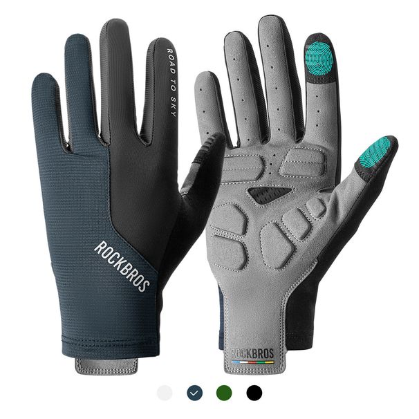 ROCKBROS Road - to - Sky Gloves, Cycling Breathable and Non - slip Gloves for MTB_desvips.com