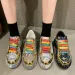 Stylish Rhinestone Loafers Handmade Flat Skate Woman Comfortable Sports Breathable Casual College Designer Shoes_desvips.com