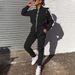 2020 Autumn Winter New In Stock Wish European American Cross-border Women's Casual Fashion Solid Color Sports_desvips.com