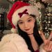 Internet Celebrity Photo Bowknot Hat Gift Red New Year Atmosphere Plush Christmas Decoration_desvips.com