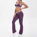 High Elastic Brushed Cross Body Yoga Suit Set for Running Fitness And Training Tight Fitting 5 Pieces_desvips.com