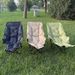 Outdoor Folding Padding, Thickened Moon Chair, Four-Level Adjustable Portable Camping With Cotton Padding And Leg Rest,_desvips.com