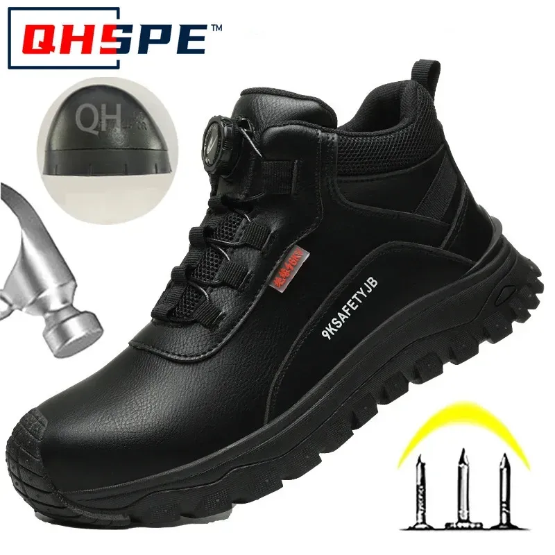 The Fashionable Mens Insulated 6KV Safety Shoes Are Waterproof Puncture Slip Resistant Comfortable And Breathable 250122_desvips.com