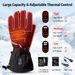 Daily Life Comfort Soft Liner Warm Control Adjustable Heat Level Long Battery Duration Lightweight Wear Resistant Heated Gloves_desvips.com