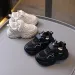White Black Color Kids Sport Trainers for Boy Girl Fashion Non-slip Student Shoes Cutefeet Outdoor Toddler Sneakers Size_desvips.com