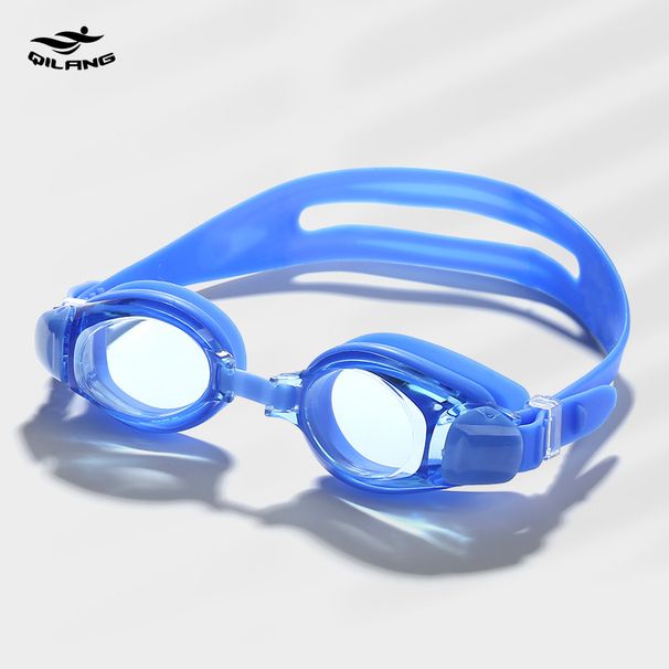Qilang Goggles Waterproof Anti-Fog Adult And Children Universal HD Silicone Eye Protection Fashion Swimming Glasses_desvips.com