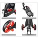 Golf Four-Wheel Bag GOLF Aluminum Alloy Ball Foldable Youth Portable Push Cart_desvips.com