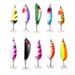 Fishing Tools 30 Multi Color Colorful Sequin Iron Plate Lure Set Fish Shaped Iron Sheet Three Hook Combination Fishing Gear Fishing Lure_desvips.com