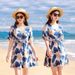 Women's Swimsuit Tummy Control Slimming Summer Conservative Printed One-Piece Skirt Style Middle-Aged Plus Size Swimwear_desvips.com