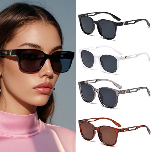 Hiking Camping 4pcs Large Frame Square Anti Light Glasses Women Outdoor Sunshade Shades Colorful Lens Eyeglasses UV400 _desvips.com