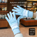 Autumn Winter Gloves For Women, Riding, Driving, Fleece-Lined, Warm, Non-Slip, Outdoor, Travel, Sports_desvips.com