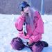 Outdoor Couple Sports Hooded Sweatshirt Ski Set Violet Snow Durable Pants_desvips.com