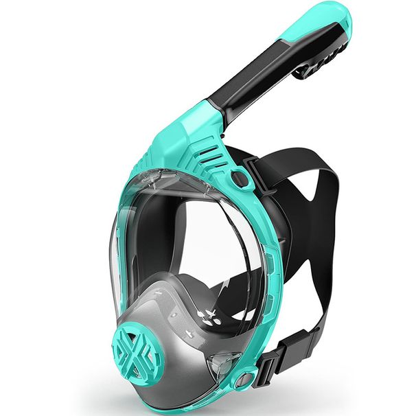 24 Years Anti-Fog Anti-UV Fully Dry Breathing Snorkeling Private Mold Full Face Diving Mask_desvips.com