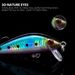 VTAVTA 5pcs 5cm 5g Sinking Minnow Lures With Tackle Box Various Colors Crankbait Wobblers Hard Baits Bass Trout Pike Fishing Kit_desvips.com