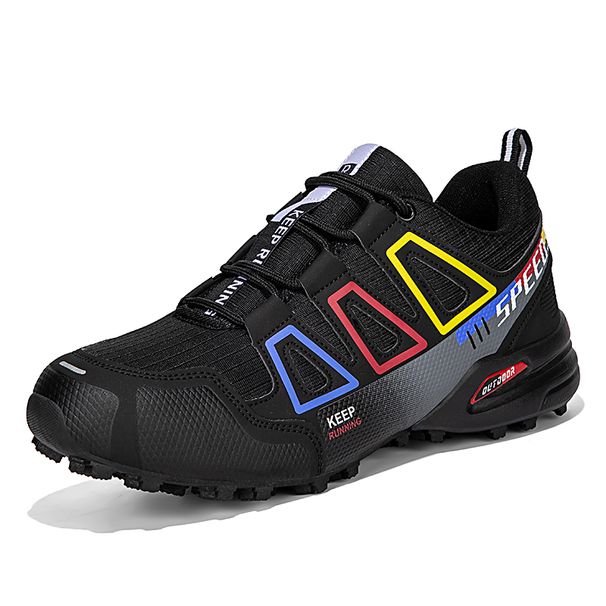 Unisex Outdoor Hiking Shoes Lace-Up Non-Slip Lightweight Men Tactical Training Sports Shoes Women Lockless Casual Cycling Shoes_desvips.com