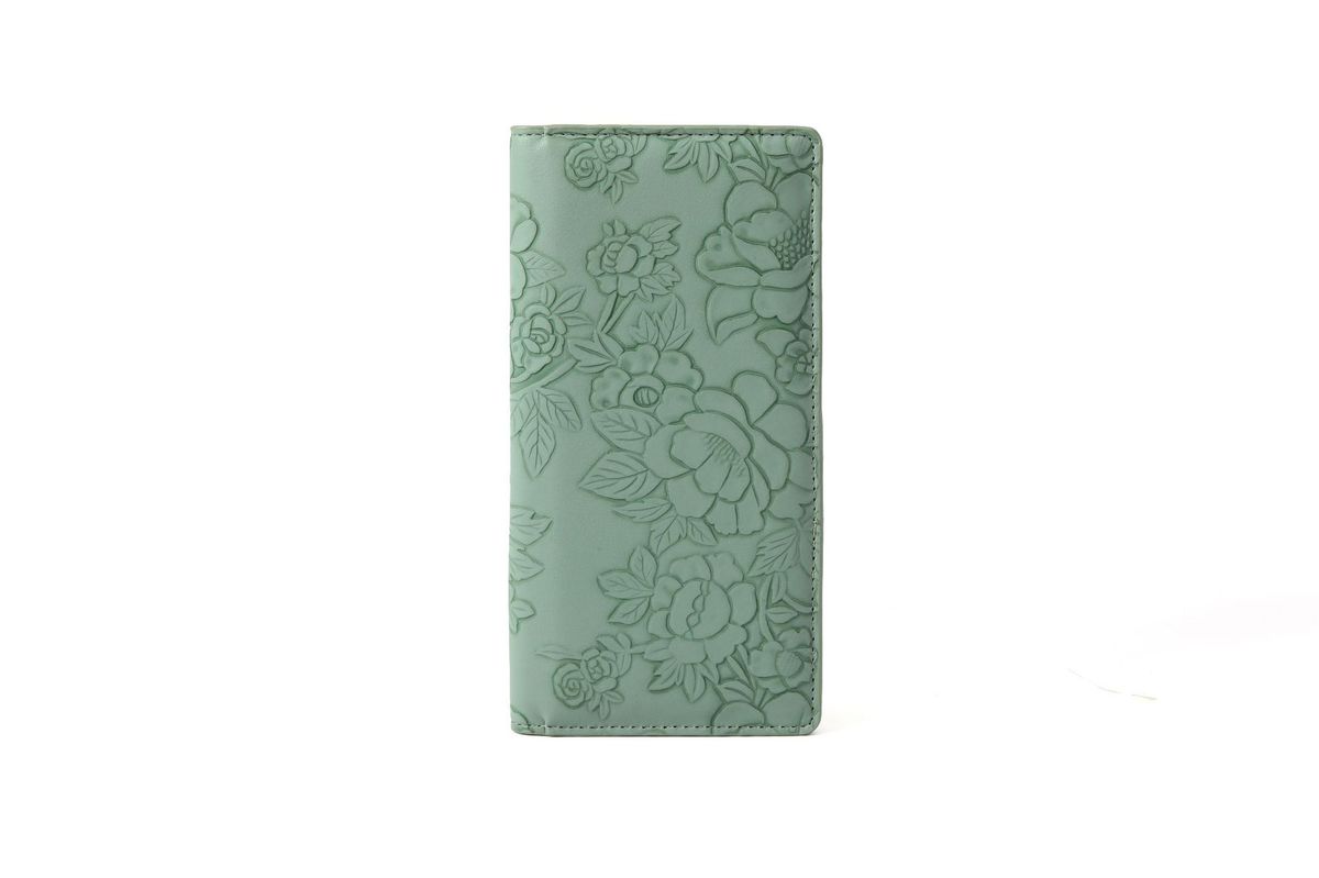 New RFID Long Card Holder, Bi-fold Wallet, Embossed Microfiber Leather Women's Wallet With A High-end Feel_desvips.com
