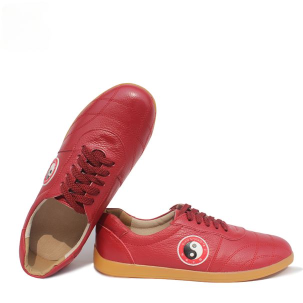 Tai Chi Martial Art Shoes Ox Tendon Soft Bottom Cowhide Inside And Outside Full Skin Kung Fu Shoe_desvips.com