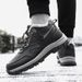 Northeast Large For Women Winter Fleece-Lined Warm Mom Men Leather Surface Waterproof Non-Slip Walking Shoes Middle-Aged_desvips.com