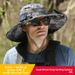 Solar Powered Fan Fisherman And Women, Summer Outdoor Hiking Sunshade Sun Protection Hat, Three-Dimensional Wide Brim_desvips.com