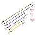 6-Piece Rubber Bungee Cord Set With Carabiner Hooks For Cargo Securing_desvips.com