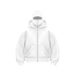 Hot-Selling Export Plain DIY Ins Hooded Zipper Sweatshirt Fleece Lined Double Hood Unisex Spring Autumn Winter Couple_desvips.com