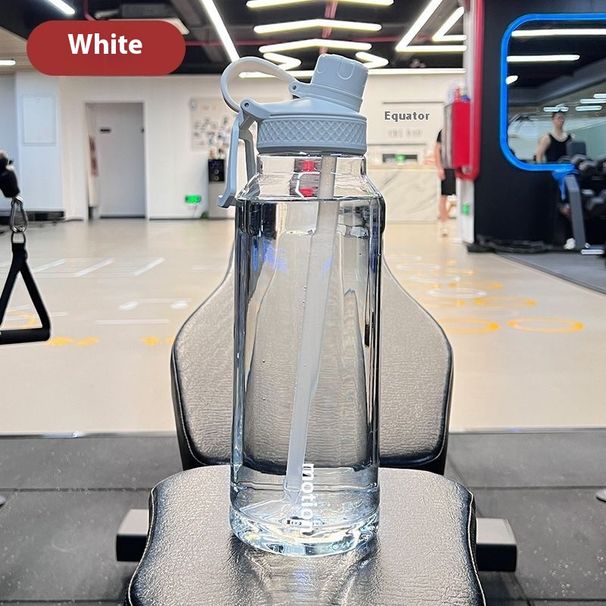 Sports Bottle, Large Capacity Men's Fitness Kettle, Outdoor 1500ml Oversized Cup, Summer Plastic Portable Water Bottle_desvips.com