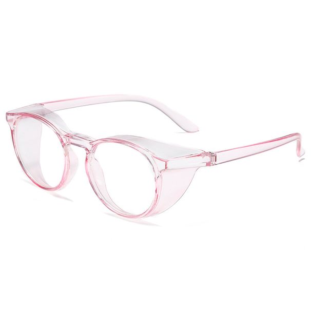 Round Frame Anti-Fog Anti-Blue Light Pollen Anti-Allergy Labor Protection Windproof Sand Splash Goggles Cycling_desvips.com