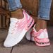 YRZL Women Sneakers Breathable Lightweight Running Non Slip Wear Resistant Comfortable Women's Walking Shoes_desvips.com