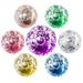 Glitter Inflatable Beach Ball Transparent PVC Water Play Toy For Kids With Sparkling Shimmer Outdoor Pool Sand Games_desvips.com
