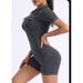 New Zipper Suit Yoga Jumpsuit For Women Running Fitness Tight Sports One-Piece Outfit_desvips.com