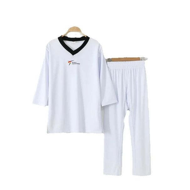 Taekwondo Tracksuit For Both Adults And Children, Sanda Sports Training Suit With New Regulations_desvips.com