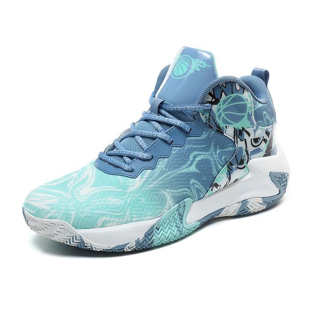 2025 Extra Large Size 4748 Colorful Basketball Shoes For Big Feet Trendy Youth Competition Actual Combat Sneakers_desvips.com