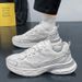 2025 Autumn New Breathable Mesh Dad Versatile Fashionable Wear-resistant Running Shoes Trendy Men's Sneakers_desvips.com