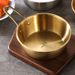 304 Stainless Steel Golden Rice Wine Bowl With Handle - Heat & Cold Resistant For Sake, Soju & Seasoning_desvips.com