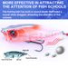FJORD 80mm 13g Popper Floating Lure Treble Hook With Feathers New Design Topwater Fishing Lure UV Effect Artificial Baits_desvips.com