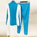 Women's Clothing 2024 new celebrity fashion contrast color matching one button suit skinny pants suit two piece set_desvips.com